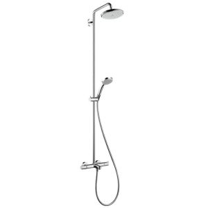 Hansgrohe Croma 220 Air 1jet Thermostat Shower Set - 27223000