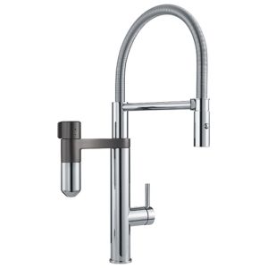 Franke Vital Capsule Chrome 3 in 1 Pull Out Filter Tap - Semi Pro