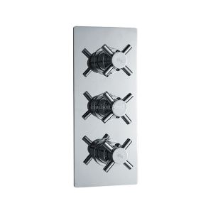 Hudson Reed Kristal Triple Concealed Thermostatic Shower Valve & Diverter