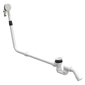 Bette Mono Flow Ø52 mm Waste and Overflow Fitting with Filler Enamelled White
