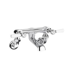 Hudson Reed Topaz Hex Lever Wall Mounted Bath Filler Tap