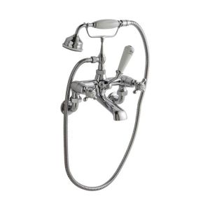 Hudson Reed Topaz Dome Cross Head Wall Mounted Bath Filler Tap