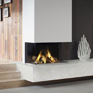 DRU Lugo 80/3 Eco Wave Three-Sided Balanced Flue Gas Fire