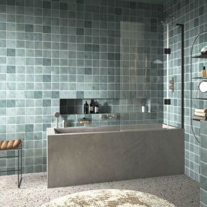 Matki Eauzone Plus Double Panel Wall Hinged Bath Screen