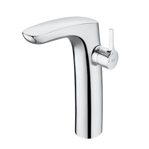 Roca Insignia High Neck Cold Start Single Lever Basin Mixer Tap