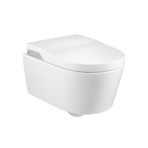 Roca Inspira Rimless Wall Hung WC Pan & Horizontal Outlet