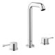 Grohe Essence New 3 Hole L-Size Basin Mixer Tap