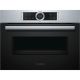 Bosch Serie 8 Compact Oven with Microwave Brushed Steel CFA634GS1B
