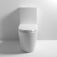 Nuie Provost Semi Flush to Wall Close Coupled Toilet
