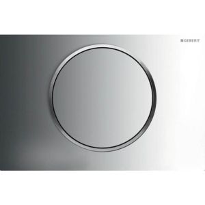 Geberit Sigma 10 Single Flush Plate Gloss/Matt chrome