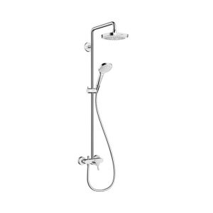 Hansgrohe Croma Select E 180 Showerpipe & Mixer Shower Set