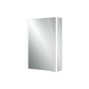 HIB Xenon 50 LED Illuminated Single Mirror Door Cabinet