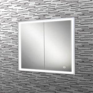 HIB Vanquish 80 Double Door LED Mirror Cabinet