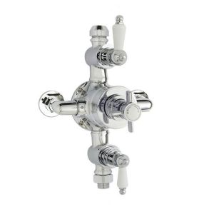 Nuie Edwardian Exposed Triple Thermostatic Shower Valve