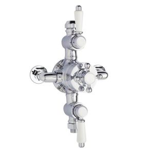 Nuie Victorian Triple Thermostatic Shower Valve