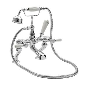 Hudson Reed Topaz Lever Bath Shower Mixer - Traditional