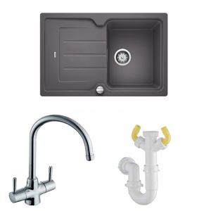 Blanco Classic Neo 45 S Silgranit Sink & Blanco Tap with Waste