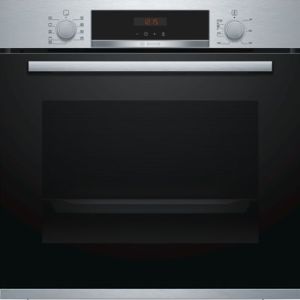 Bosch HBS573BS0B Serie 4 Built-in Single Pyrolytic Oven - Brushed Steel 