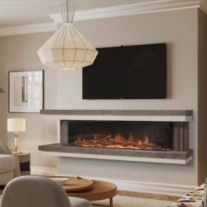 Evonic Canto 200 Wall Mounted Flame Effect Electric Fire