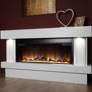 Celsi Electriflame VR Orbital Illumia Inset Electric Fireplace Suite
