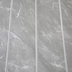 Premier Bathroom PVC Ceiling / Wall Panel - Dark Grey Marble Silver