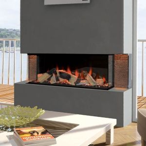 Element 4 Club 100 e Electric Fire - 3-Sided