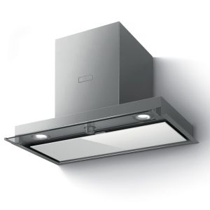 Elica Boxin High Efficiency Built-In Hood - Stainless Steel/White Glass
