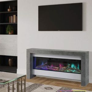 Evonic Mirada Wall Mounted Glass Front Electric Fire