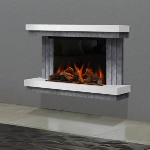 Evonic Gilmour 6 Soapstone Electric Fire Suite