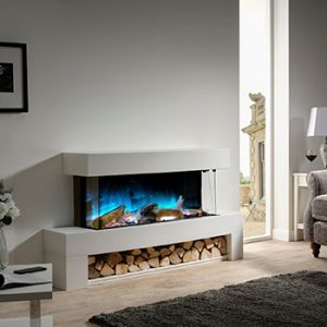 Flamerite Atlas 1000 Electric Fireplace Suite