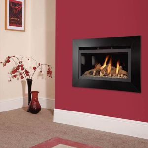 Flavel Jazz Hole-in-the Wall Glass Fronted HE Gas Fire