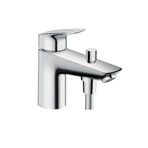 Hansgrohe Logis Single Lever Bath Mixer Tap with 2 Flow Rates