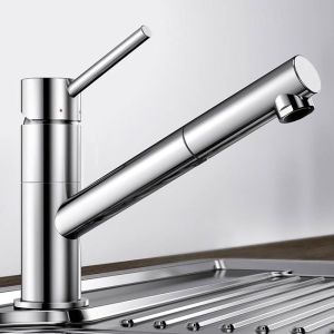 Blanco Kano S Signle Lever Pull Out Kitchen Mixer Tap - Chrome