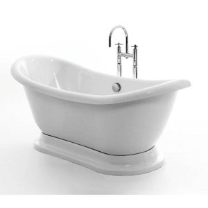 Royce Morgan Melrose Double Ended Boat Bath 1700 x 700mm - with Plinth