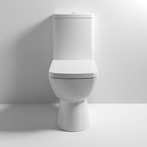Nuie Ambrose Compact Semi Flush to Wall Close Coupled Toilet
