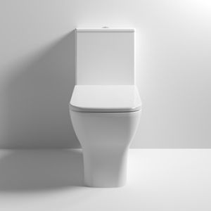 Nuie Ava Rimless Close Coupled Toilet & Seat