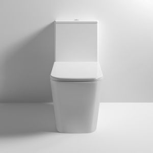 Nuie Ava Rimless BTW Close Coupled Toilet & Soft Close Seat