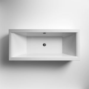 Nuie Asselby 1700 x 700mm Square Acrylic Bath