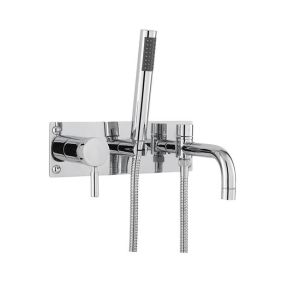 Hudson Reed Tec Wall Mounted Bath Shower Mixer & Shower Kit