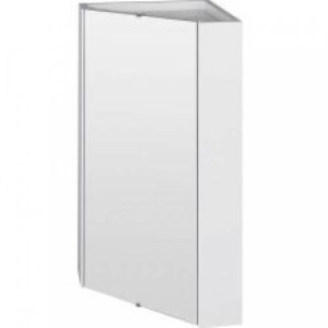 Premier Corner Mirror Cabinet White 459mm