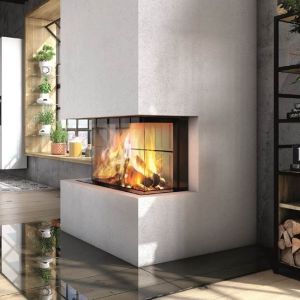 Spartherm Premium 3-sided Built-in Wood Stove - A-3RL-80h