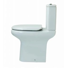 RAK Compact Deluxe Rimless Close Coupled Toilet - Full Access