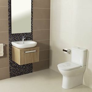 Roca Colina BTW Comfort Height Close Coupled WC With Cistern & Seat