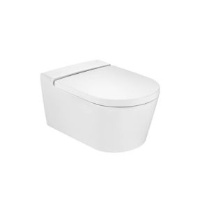 Roca Inspira Rimless Wall-hung WC with Horizontal Outlet
