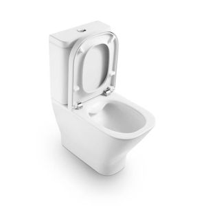 Roca The Gap Back-to-wall Rimless Close-coupled WC Toilet 