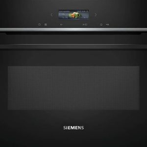 Siemens CE732GXB1B iQ700 Built-in Black Microwave Oven 600x450mm