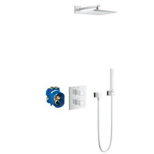 Grohe Grohtherm Cube Concealed Shower Bundle Chrome