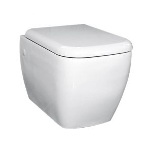 RAK METWHPAN/SC Metropolitan Wall Hung WC Pan with Soft Close Seat