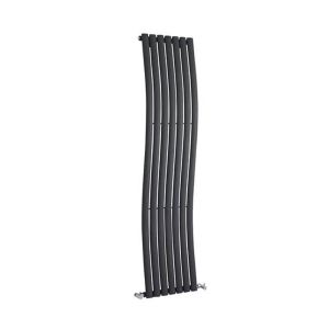 Hudson Reed Revive Wave Anthracite Radiator 1785 x 413mm