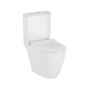 Vitra Sento Rim-Ex Close Coupled Open Back WC Toilet & Cistern